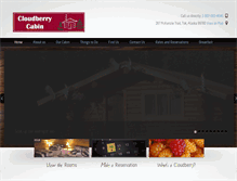 Tablet Screenshot of cloudberrycabin.com